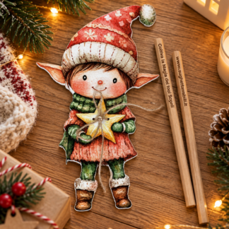 Piantamatita Elfo di Natale