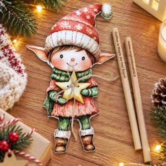 Piantamatita Elfo di Natale